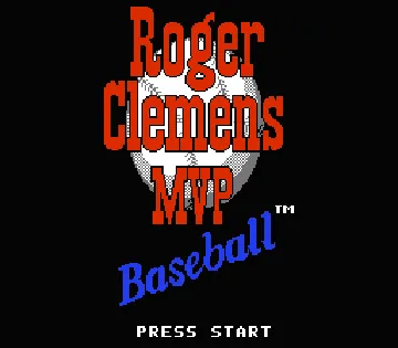 Roger Clemens' MVP Baseball (USA) (Rev 1) screen shot title